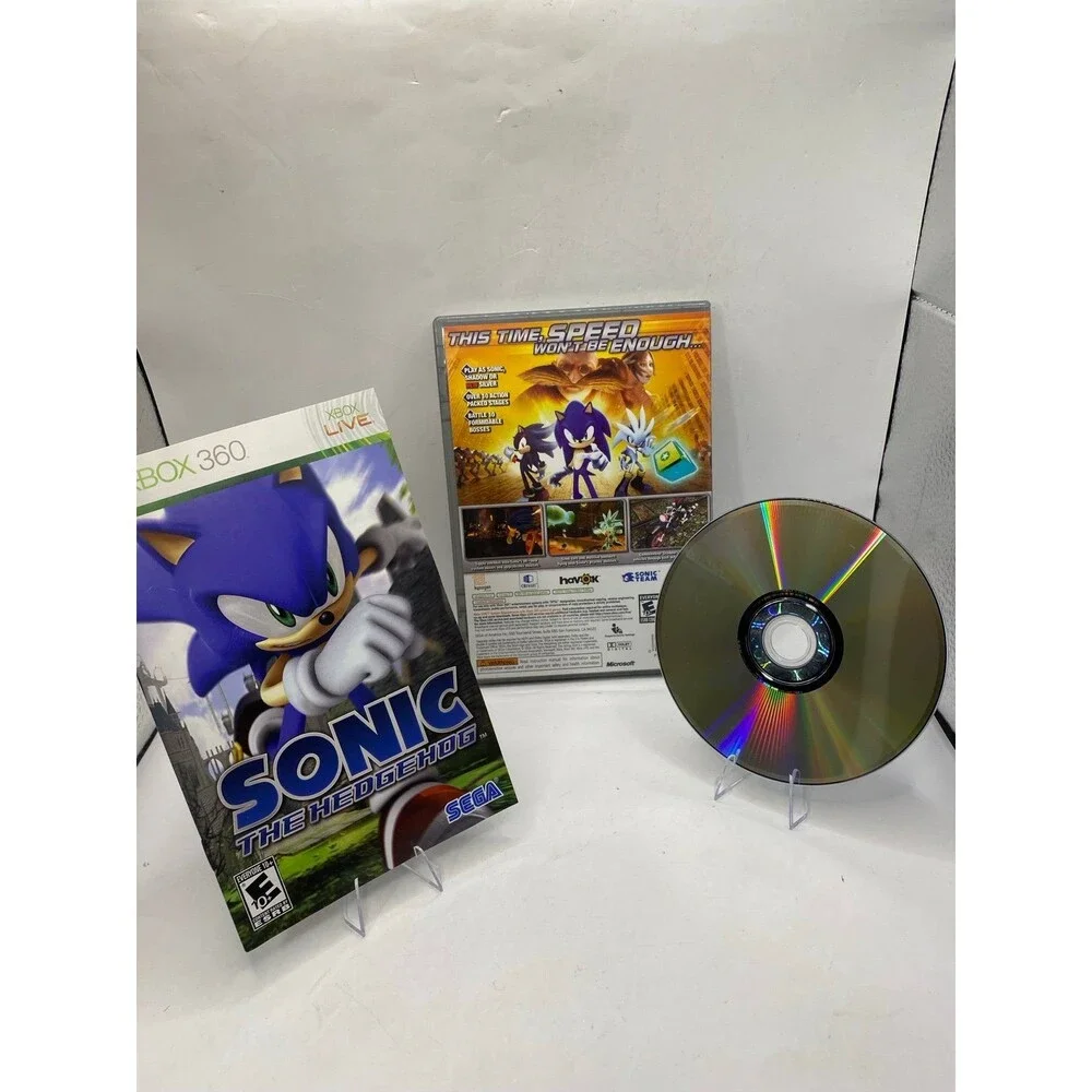 Sonic the Hedgehog (Microsoft Xbox 2006 CIB Complete With Manual minty